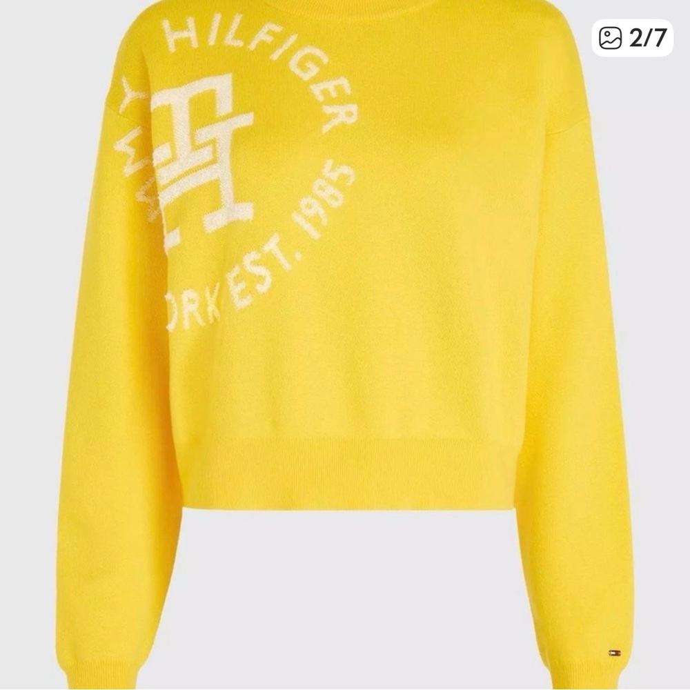 Tommy Hilfiger Vibrant Yellow Crewneck